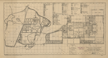 United States Naval Academy map