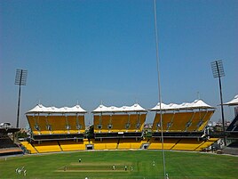 Newly renovated stands with Fabric Tensile roofs