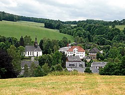 View of the town centre