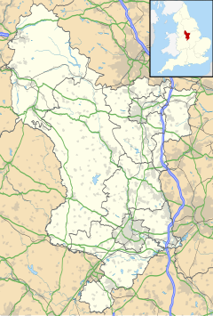 Unstone is located in Derbyshire