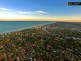 Aerial view of Villa Gesell (2015)