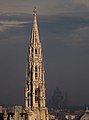 Brussels city hall tower