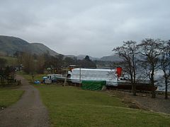 Raven on the slip at Waterside