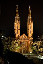 Bonifatiuskerk op Luisenplatz