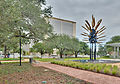 View toward Milam Street from Market Square Park, Houston