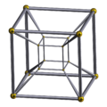 正八胞体 （8つを4次元空間内で貼り合わせる）