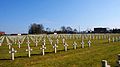 Crosses in the military cemetery