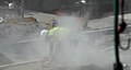 Image 27Worker in a cloud of concrete dust (from Roadworks)