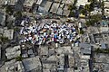 Camp de refugiats dins lei roïnas d'un quartier de Port-au-Prince après lo tèrratrem de 2010.