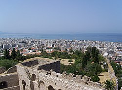 Patras set fra byens fæstning (2008)