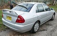 Facelift Mitsubishi Lancer sedan (Australia)