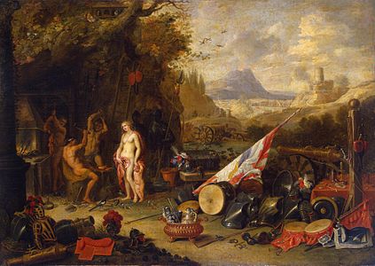 Venus at the forge of Vulcan