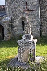 The calvary in the church grounds