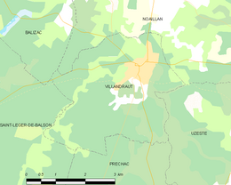 Villandraut – Mappa