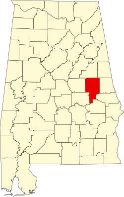 Koartn vo Tallapoosa County innahoib vo Alabama