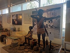 Statues of Ati people