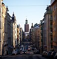 Vista dal viale Hantverkargatan