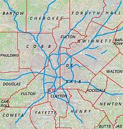 Vinings is located in Metro Atlanta