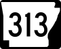 Highway 313 marker