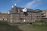 The Clock Mill on Three Mills Island, serving the lower school