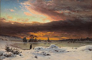 Winter Landscape, Evening Atmosphere, 1880