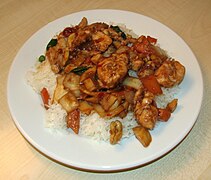 Kung Pao chicken gaifan