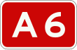 A6 motorway shield}}