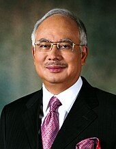 An official photo of former prime minister Najib Tun Razak.