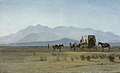 Albert Bierstadt, Surveyor's Wagon in the Rockies, 1859