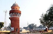 An antique well near the station, used to supply water to steam engines years ago. Barhan Junction (Agra)2