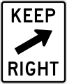 R4-7b Keep right