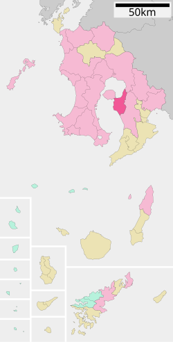 Location of Tarumizu