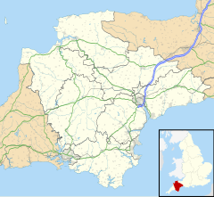 Sandford, Devon is located in Devon