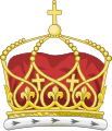 Heraldic version of the crown of Tonga.