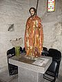 Statue de saint Roch dans l'église.