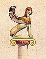 Hypothetical color rendering of the Sphinx of Naxos.