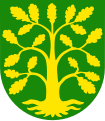 Vest-Agders fylkesvåpen viser et eiketre i heraldisk stil