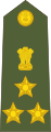 Brigadier (Hindi: ब्रिगेडियर) (Indian Army)[17]