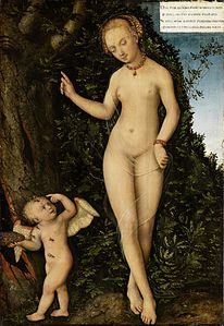 Venus y Cupido, de Lucas Cranach el Viejo (1537).