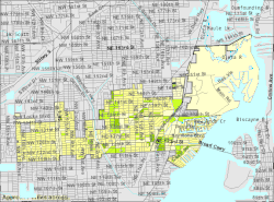 U.S. Census Bureau map showing city limits