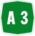 Autostrada A3 shield}}