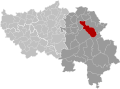 Lage von Baelen in der Provinz Lüttich
