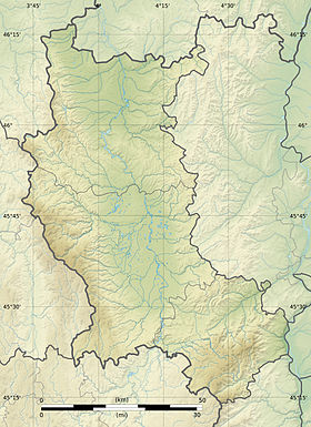 Vêde dessus la mapa topografica de Lêre