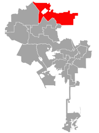 Map of the district