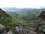 View down into South Africa