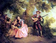 Ніколя Ланкре, «Серенада», 1740