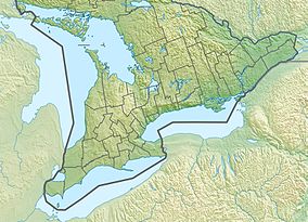 Map showing the location of Sifton Bog Environmentally Significant Area