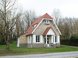 The town hall in Rouvroy-Ripont