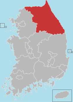 Gangwon Tho ke só-chhai.