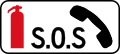 87.08 Indicates that the emergency stop location is equipped with an emergency call station and a fire extinguisher